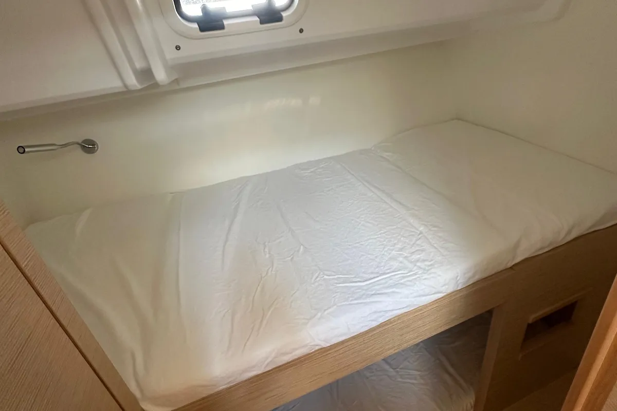 Cabin on Wilson, a Hanse 460 sailboat at Punat, Croatia