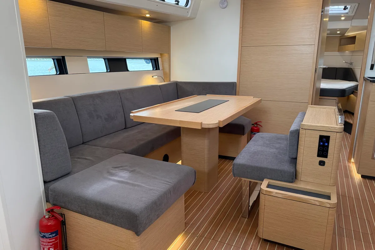 Salon of Wilson, a Hanse 460 sailboat at Punat, Croatia