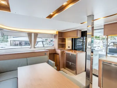 Galley of Clearlake III, a Lagoon 46 OW catamaran at Road Town, British Virgin Islands