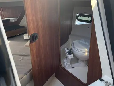 Head on Quick, a Quicksilver Activ 755 CR motorboat at Tribunj, Croatia