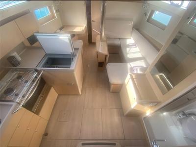 Galley of Ioanna, a Beneteau Oceanis 41.1 sailboat at Municipal Unit of Lefkada, Greece