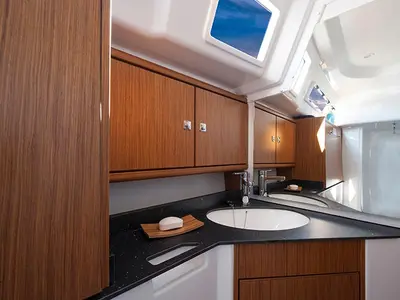 Head on Bella, a Bavaria Cruiser 33 sailboat at Lelystad, Netherlands