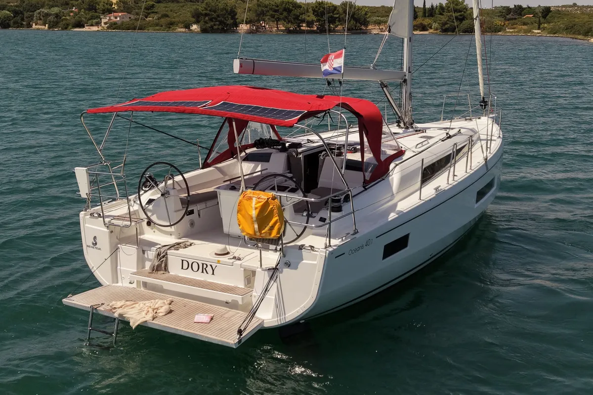 Dory, a Beneteau Oceanis 40.1 sailboat at Općina Medulin, Croatia