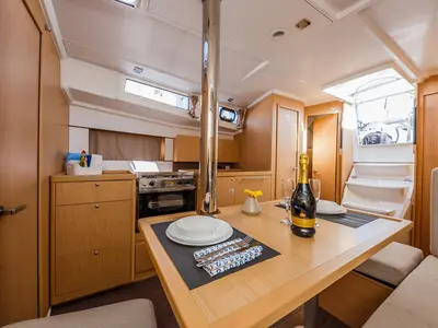 Galley of Pleasure, a Beneteau Oceanis 38.1 sailboat at Split, Croatia