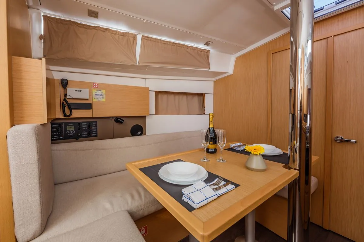 Salon of Pleasure, a Beneteau Oceanis 38.1 sailboat at Split, Croatia