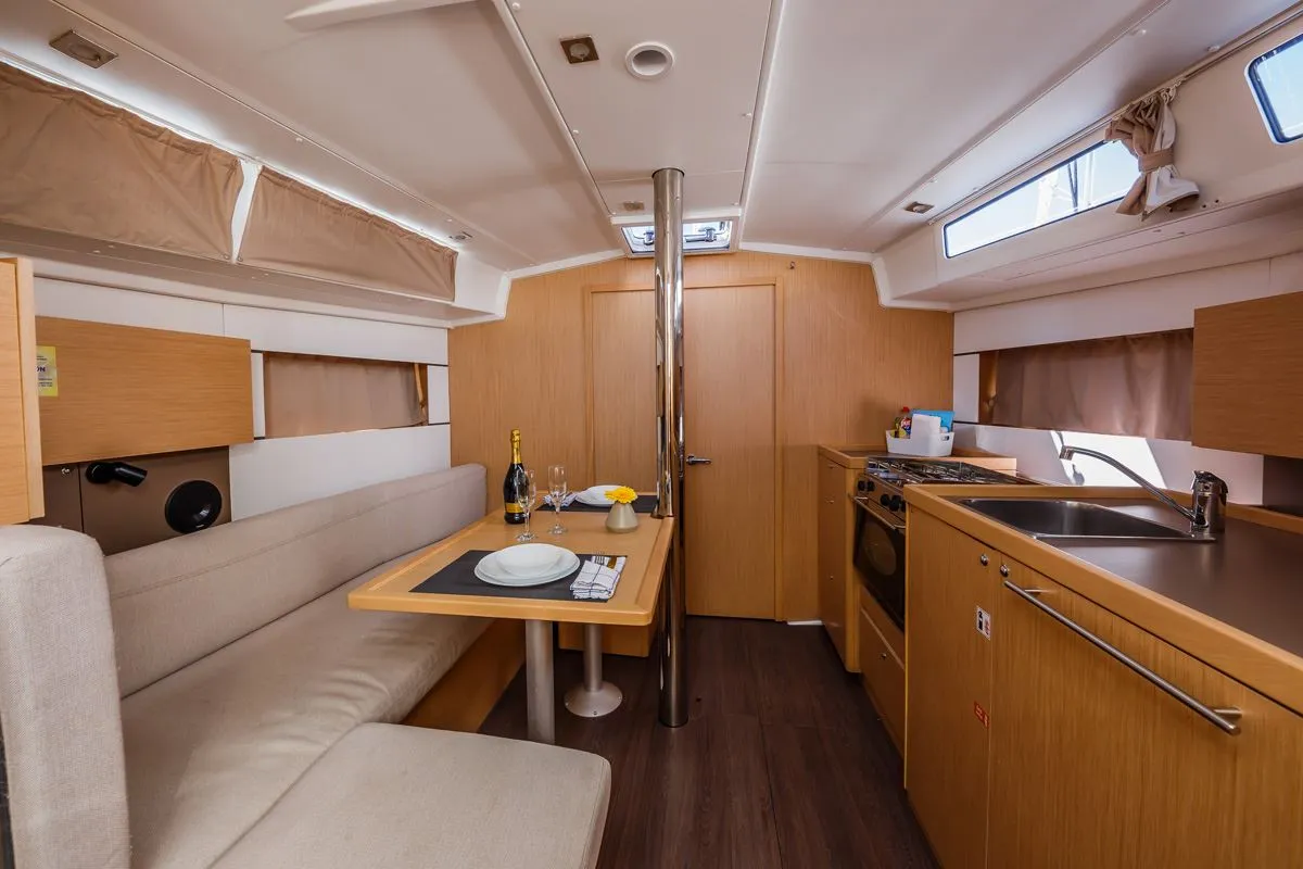 Salon of Pleasure, a Beneteau Oceanis 38.1 sailboat at Split, Croatia