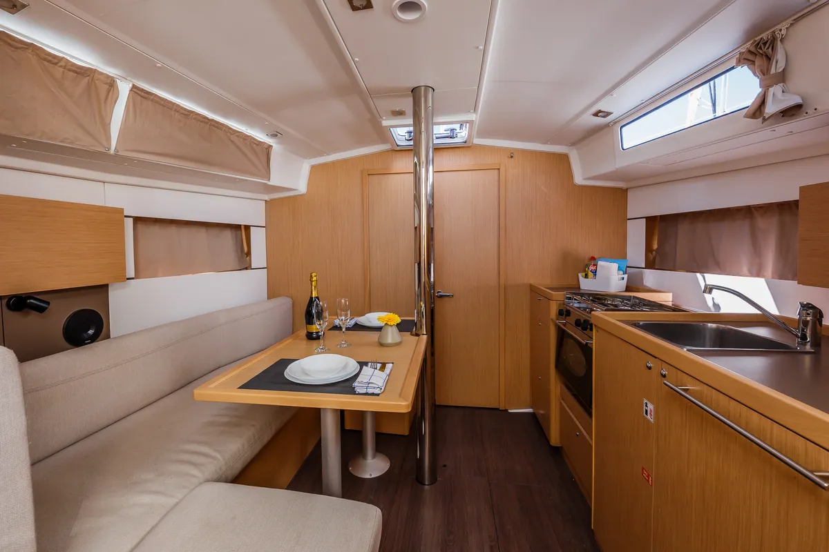 Salon of Pleasure, a Beneteau Oceanis 38.1 sailboat at Split, Croatia
