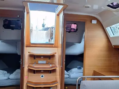 Cabin on Zeba, a Elan Impression 45.1 sailboat at Grad Šibenik, Croatia