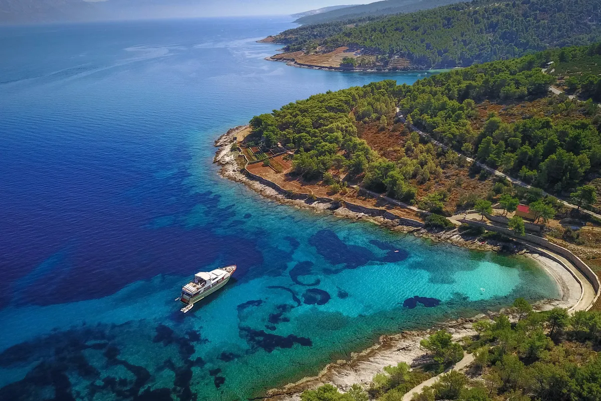 Exterior view of Korab, a Motoryacht motor yacht at Split, Croatia