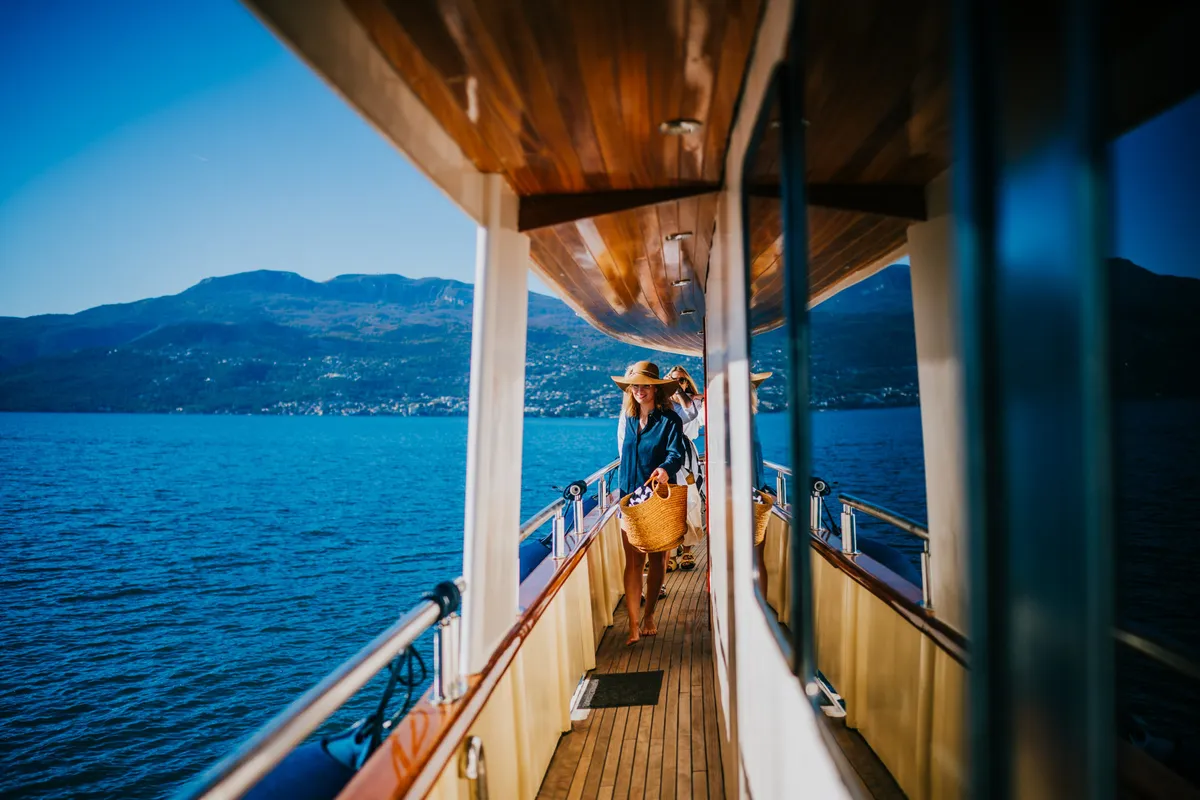 Salon of Korab, a Motoryacht motor yacht at Split, Croatia