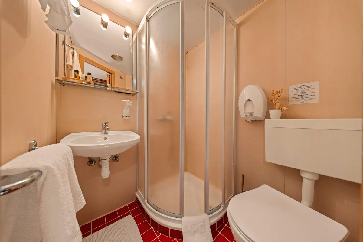 Cabin on Korab, a Motoryacht motor yacht at Split, Croatia