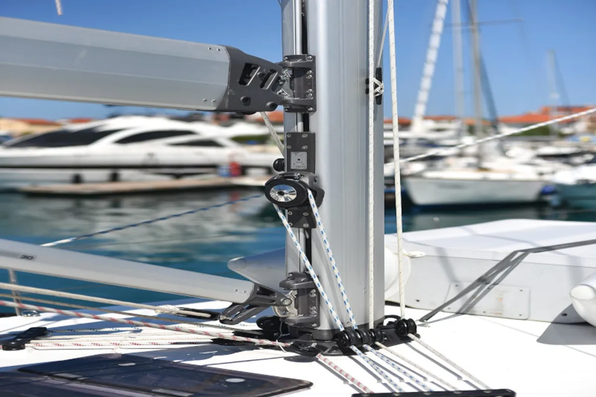Jameson II, a Bavaria Cruiser 46 sailboat at Zadar, Croatia