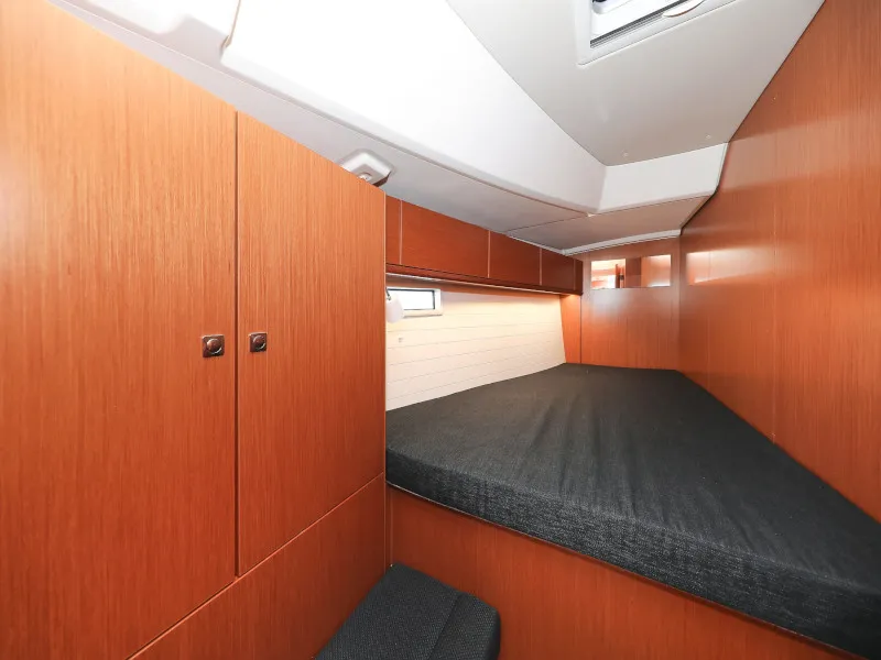 Cabin on Jameson II, a Bavaria Cruiser 46 sailboat at Zadar, Croatia