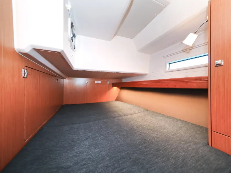 Cabin on Jameson II, a Bavaria Cruiser 46 sailboat at Zadar, Croatia