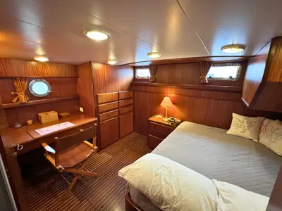 Cabin on Lupo, a Gulet Motorboat motorboat at Figari/Golfo Aranci, Italy