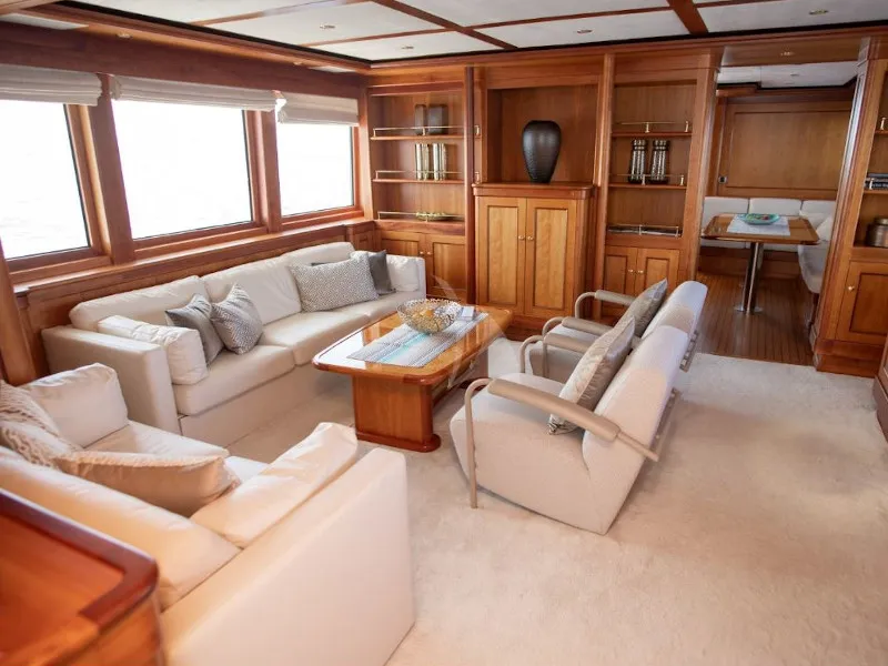 Salon of SEA BREEZE II, a Gulet Motoryacht motor yacht at Općina Rogoznica, Croatia