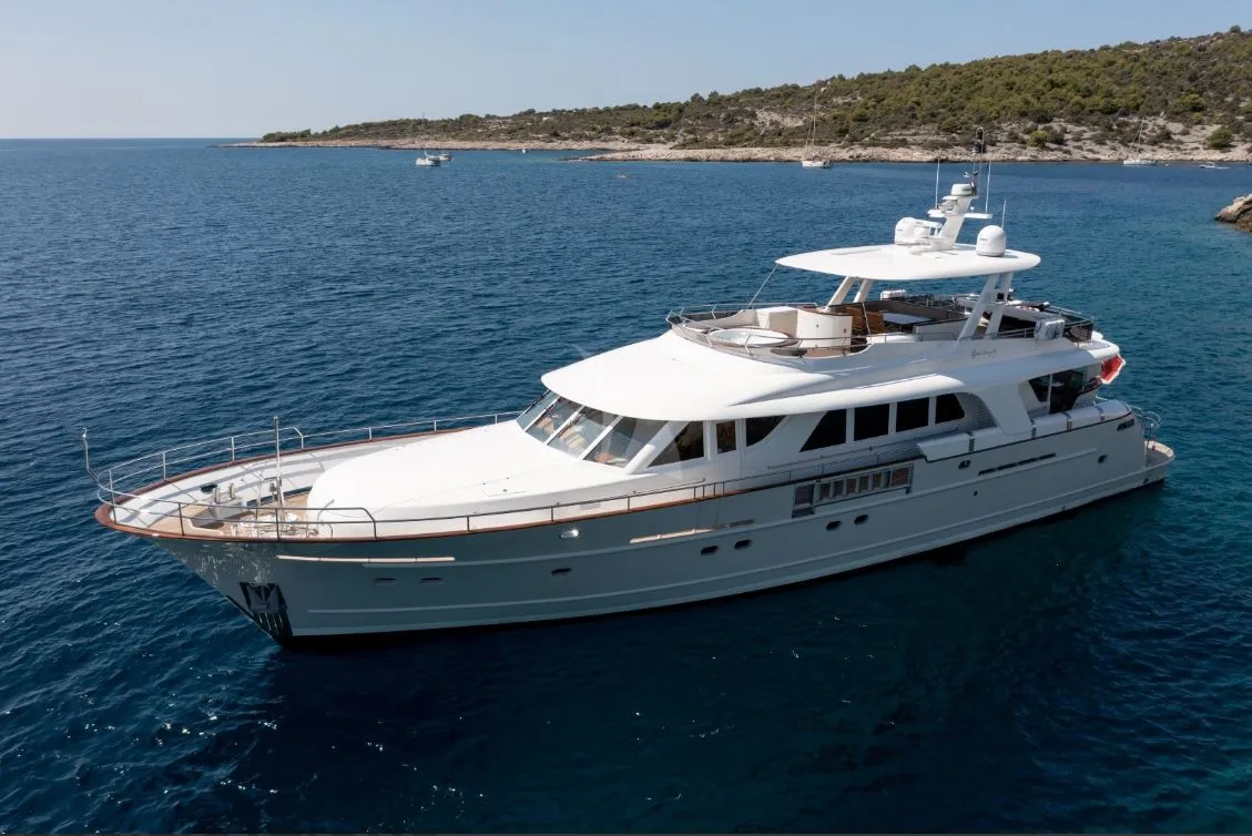 Exterior view of SEA BREEZE II, a Gulet Motoryacht motor yacht at Općina Rogoznica, Croatia