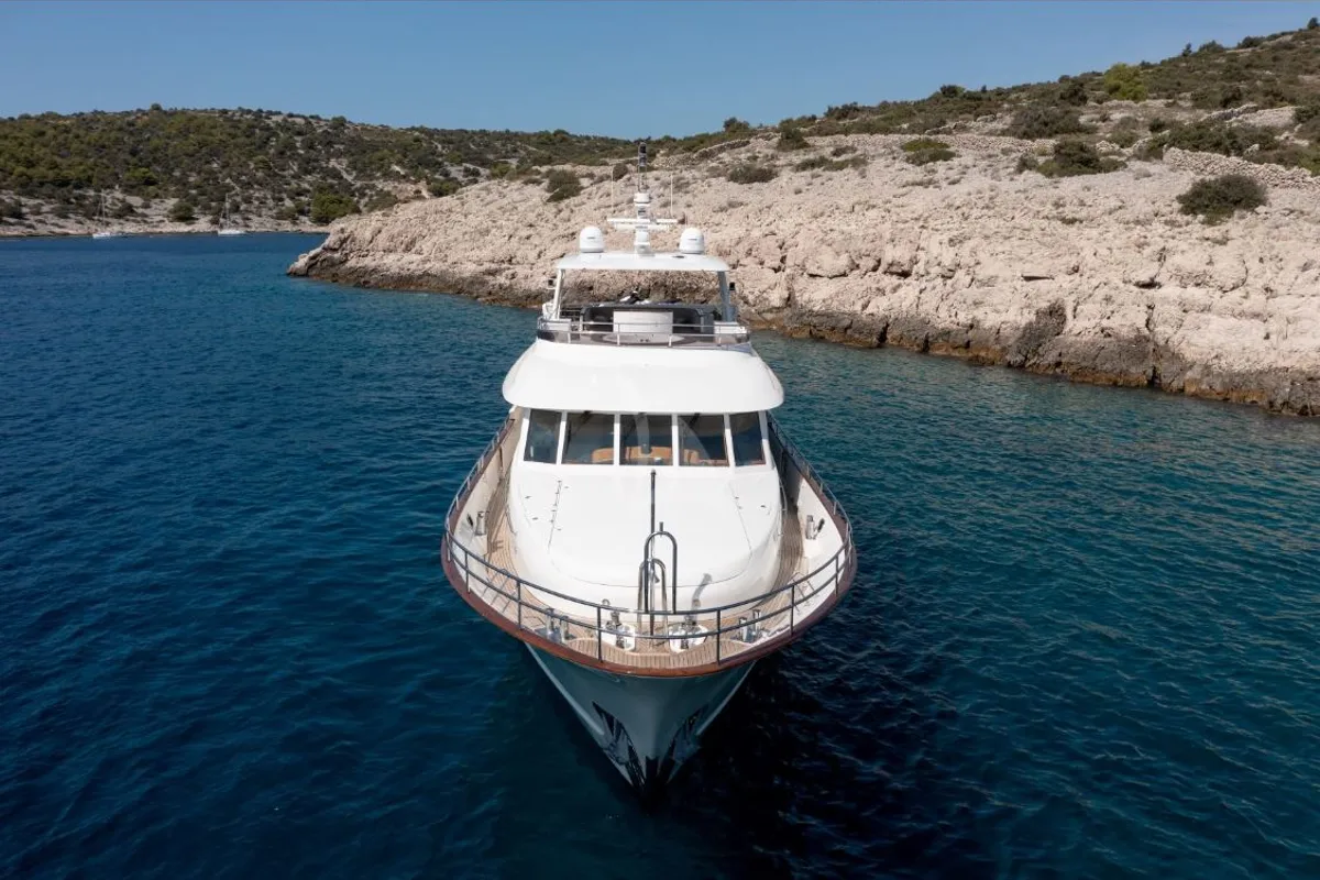 Exterior view of SEA BREEZE II, a Gulet Motoryacht motor yacht at Općina Rogoznica, Croatia