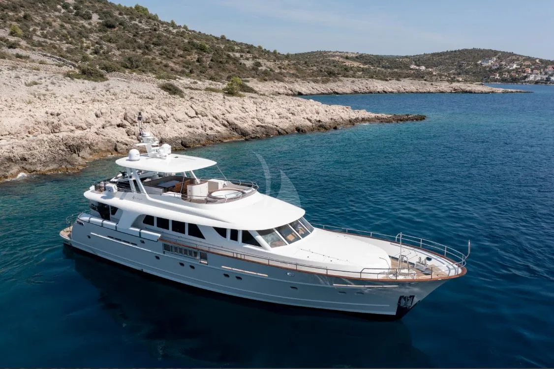 Exterior view of SEA BREEZE II, a Gulet Motoryacht motor yacht at Općina Rogoznica, Croatia
