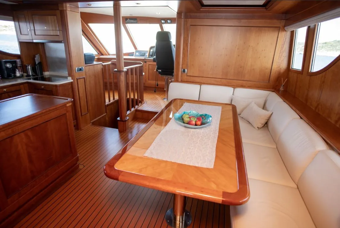 Salon of SEA BREEZE II, a Gulet Motoryacht motor yacht at Općina Rogoznica, Croatia