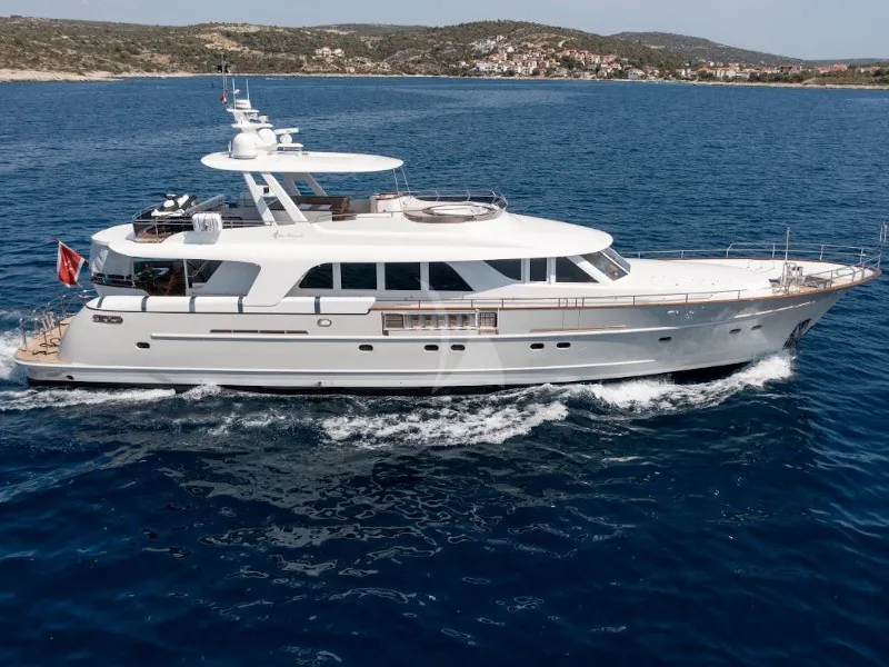 Exterior view of SEA BREEZE II, a Gulet Motoryacht motor yacht at Općina Rogoznica, Croatia