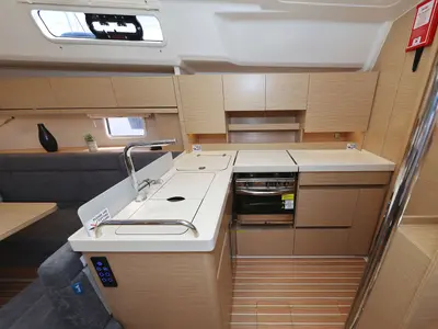 Galley of Tortuga, a Hanse 458 sailboat at Općina Sukošan, Croatia