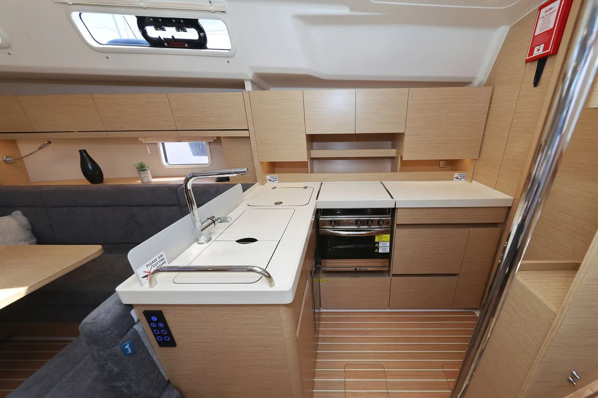 Galley of Tortuga, a Hanse 458 sailboat at Općina Sukošan, Croatia