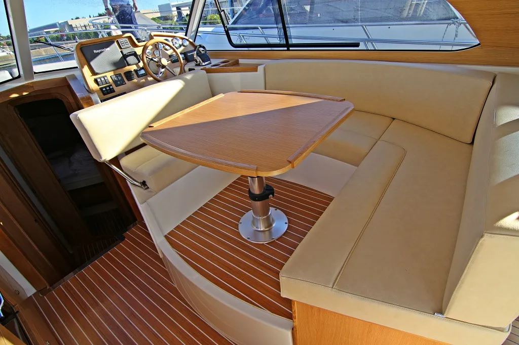 Salon of Mirta, a SAS - Vektor Adriana 36 motorboat at Općina Sukošan, Croatia