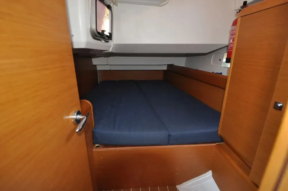Cabin on FourTwo, a Jeanneau Sun Odyssey 409 sailboat at Fethiye, Turkey