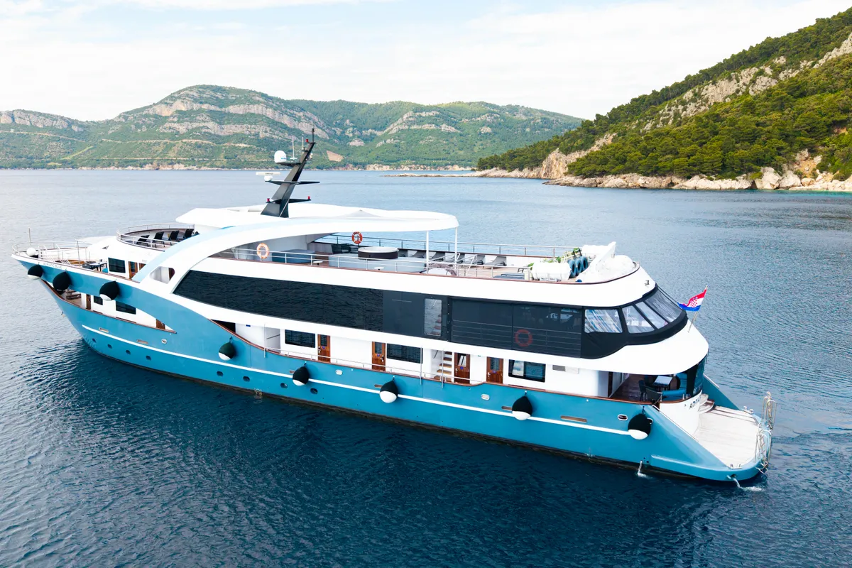 Adriatic Blue, a Luxury Motor Yacht motor yacht at Dubrovnik, Croatia