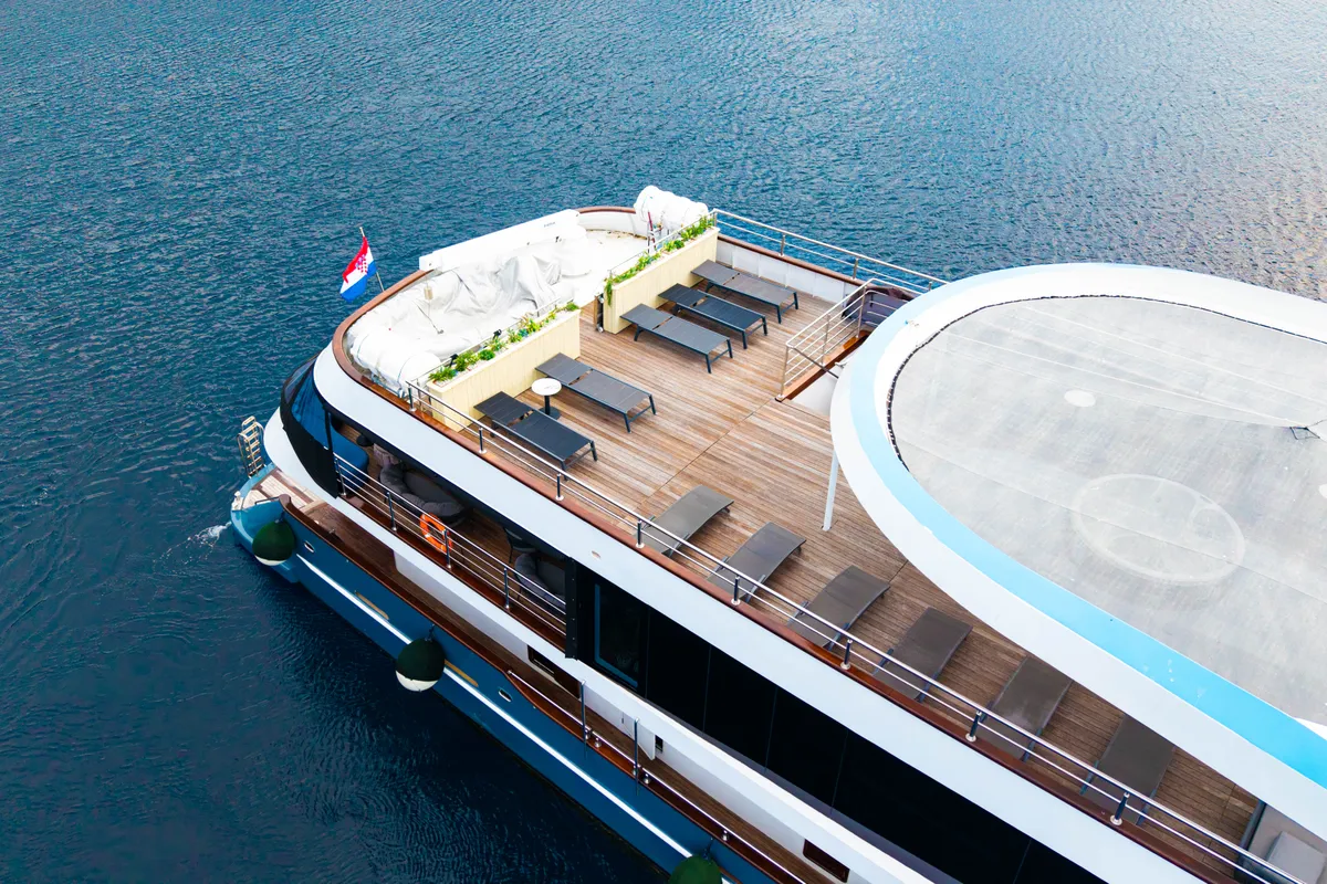 Adriatic Blue, a Luxury Motor Yacht motor yacht at Dubrovnik, Croatia