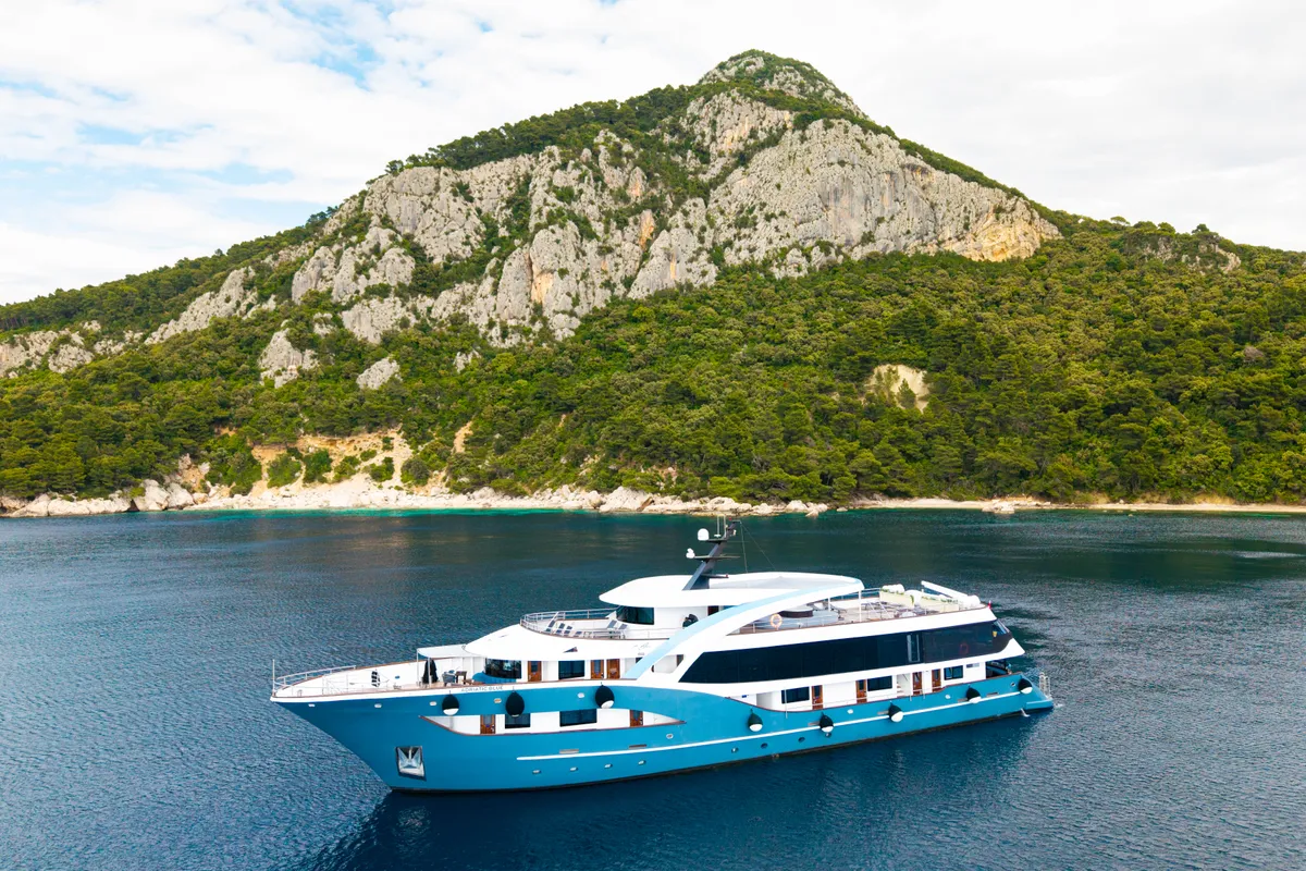 Adriatic Blue, a Luxury Motor Yacht motor yacht at Dubrovnik, Croatia