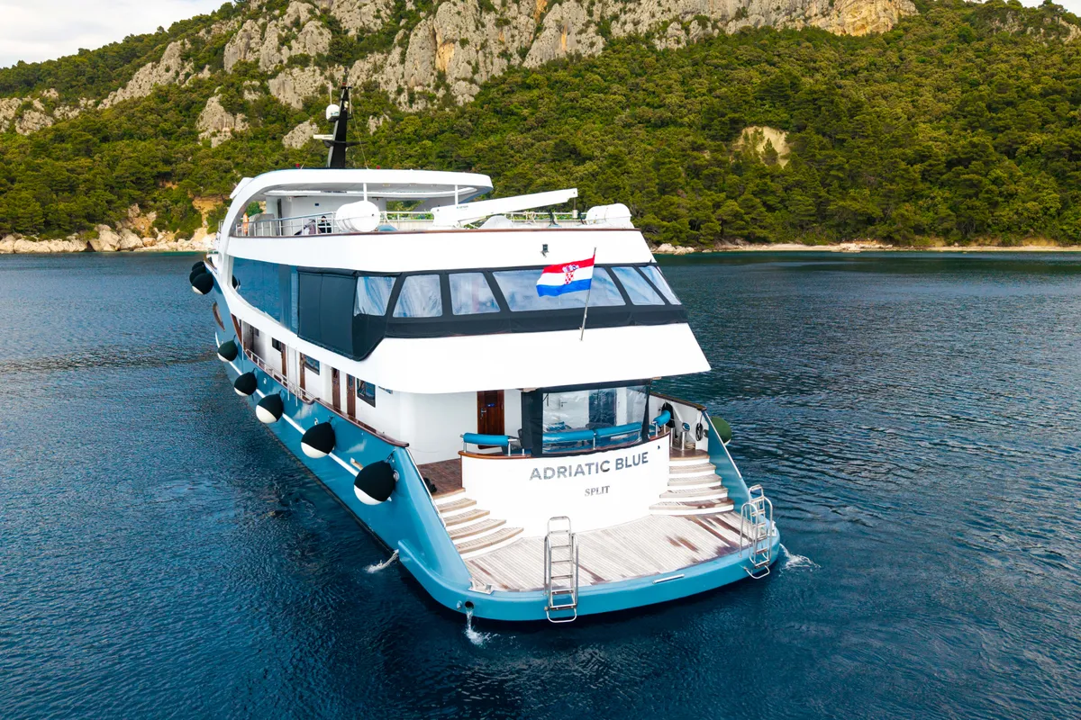 Adriatic Blue, a Luxury Motor Yacht motor yacht at Dubrovnik, Croatia