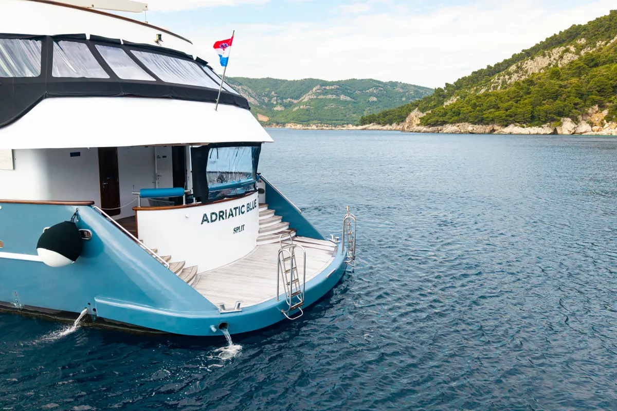 Adriatic Blue, a Luxury Motor Yacht motor yacht at Dubrovnik, Croatia