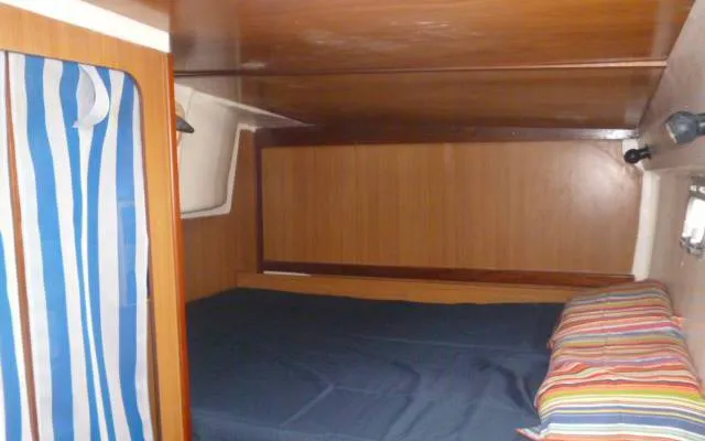 Cabin on Valpar, a Nautitech 44 catamaran at Narganá, Panama
