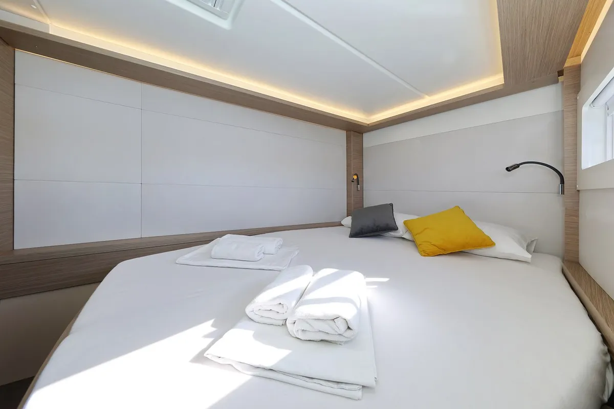 Cabin on Magic Dream, a Lagoon 46 catamaran at Općina Sukošan, Croatia
