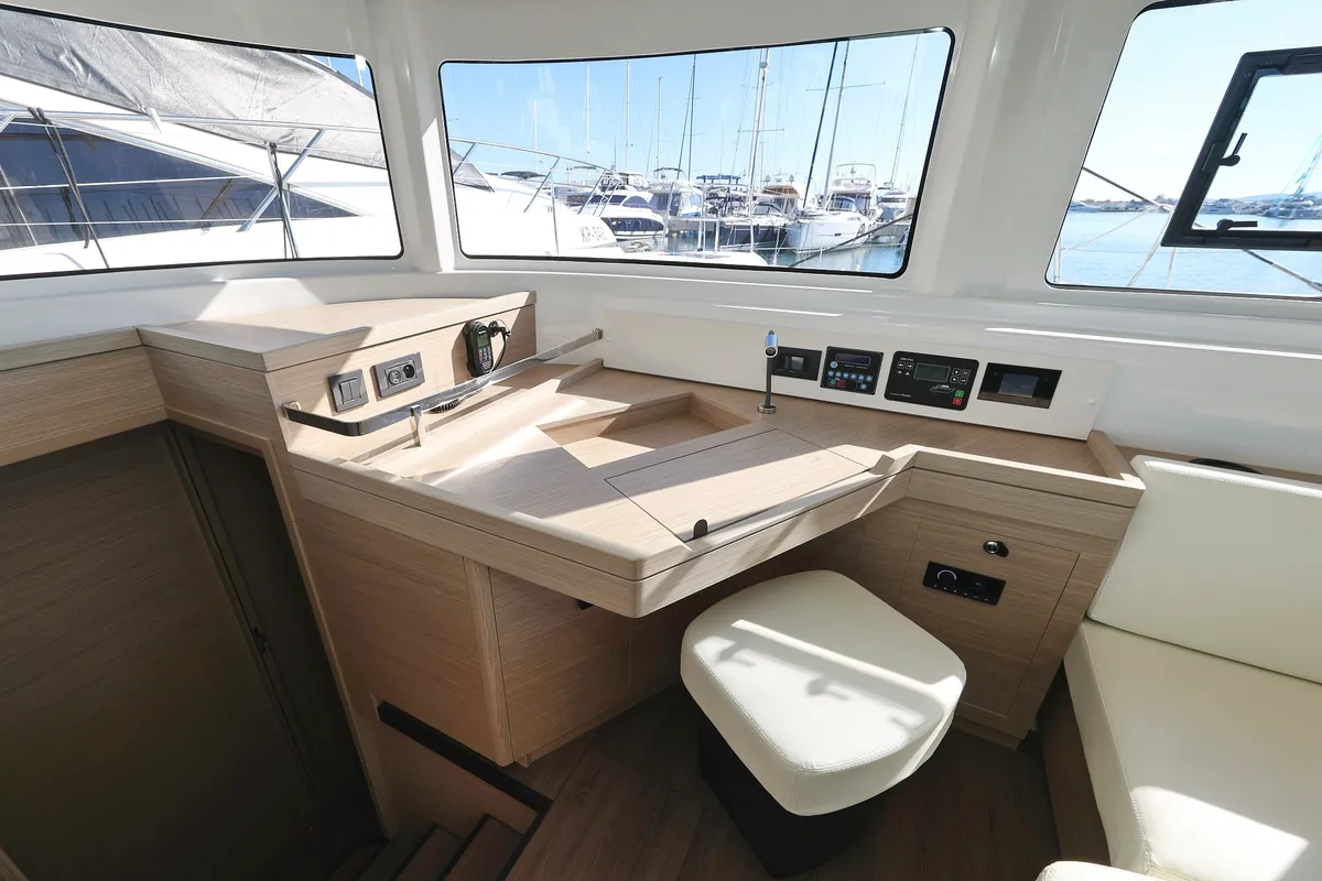 Salon of Magic Dream, a Lagoon 46 catamaran at Općina Sukošan, Croatia