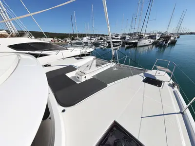 Salon of Magic Dream, a Lagoon 46 catamaran at Općina Sukošan, Croatia