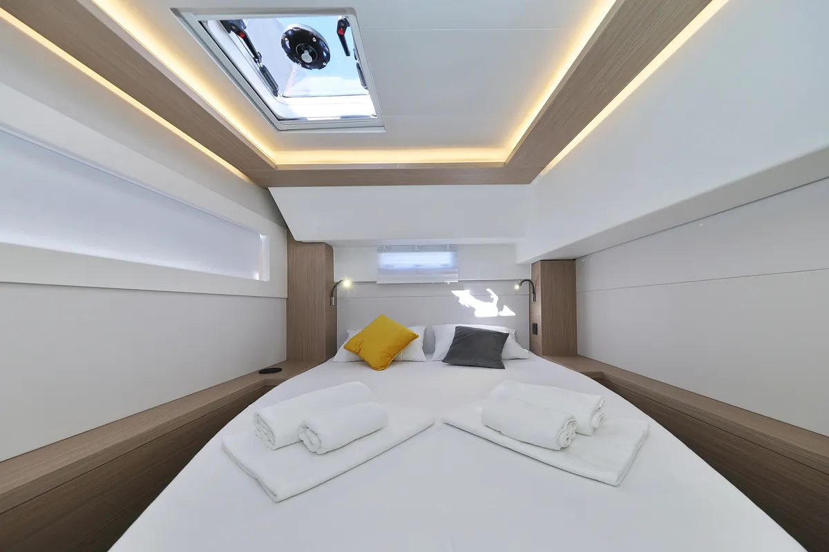 Cabin on Magic Dream, a Lagoon 46 catamaran at Općina Sukošan, Croatia