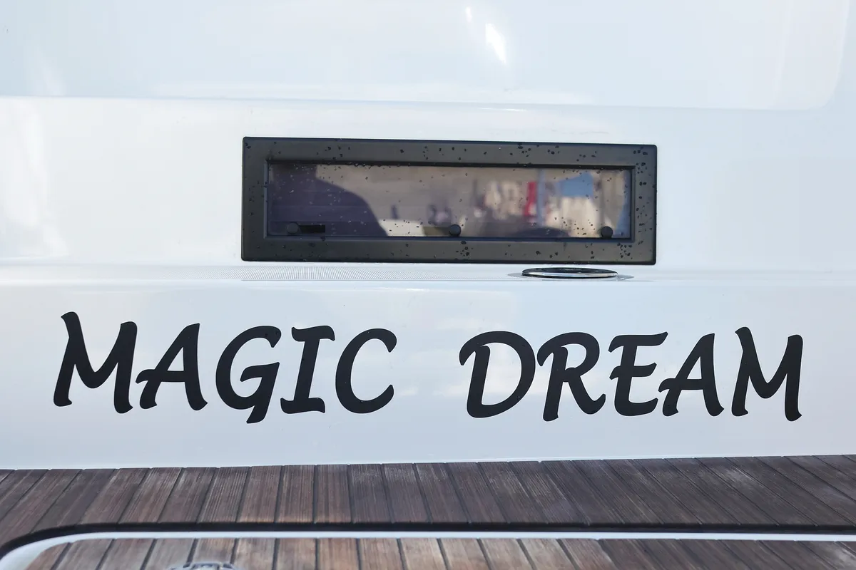 Magic Dream, a Lagoon 46 catamaran at Općina Sukošan, Croatia