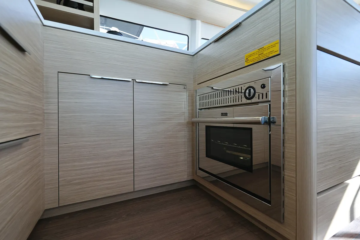 Galley of Magic Dream, a Lagoon 46 catamaran at Općina Sukošan, Croatia