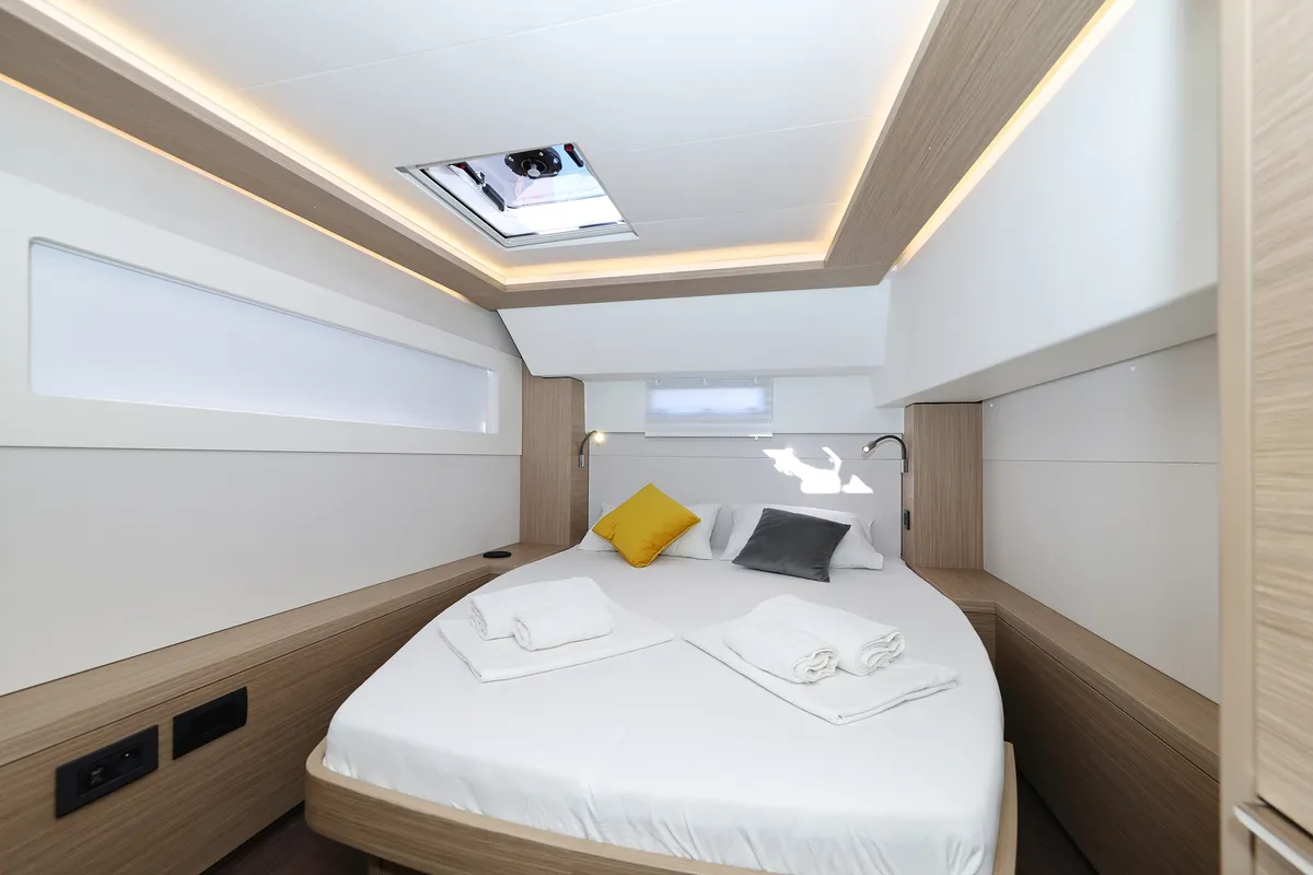 Cabin on Magic Dream, a Lagoon 46 catamaran at Općina Sukošan, Croatia