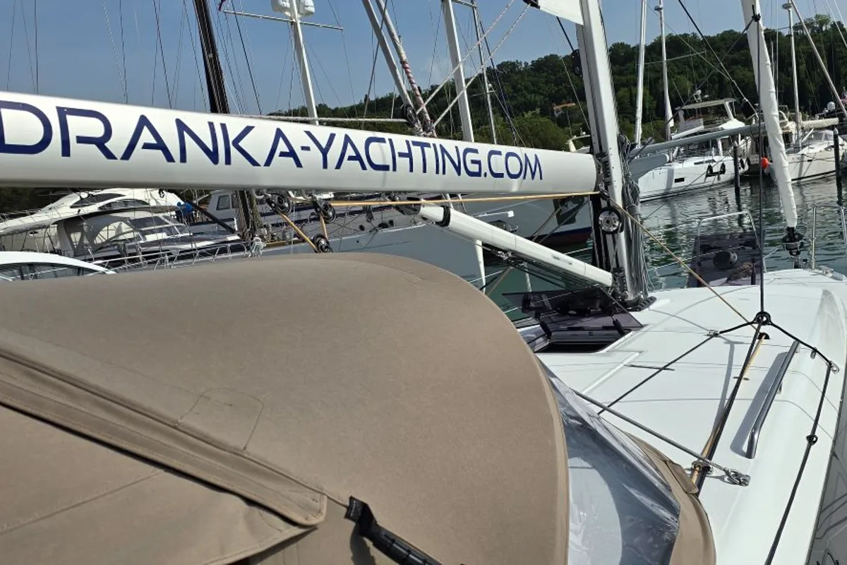 Princess Marija, a Jeanneau Sun Odyssey 380 sailboat at Grad Pula, Croatia