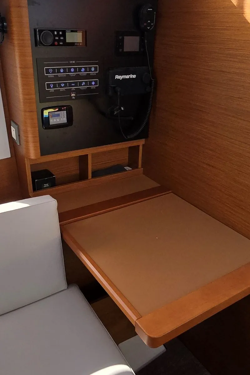 Salon of Princess Marija, a Jeanneau Sun Odyssey 380 sailboat at Grad Pula, Croatia