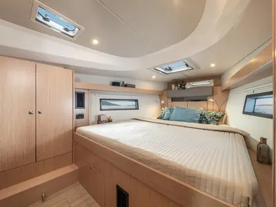 Cabin on Bella, a Bavaria C42 sailboat at Municipal Unit of Palairos, Greece