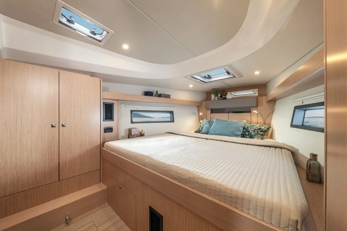 Cabin on Bella, a Bavaria C42 sailboat at Municipal Unit of Palairos, Greece