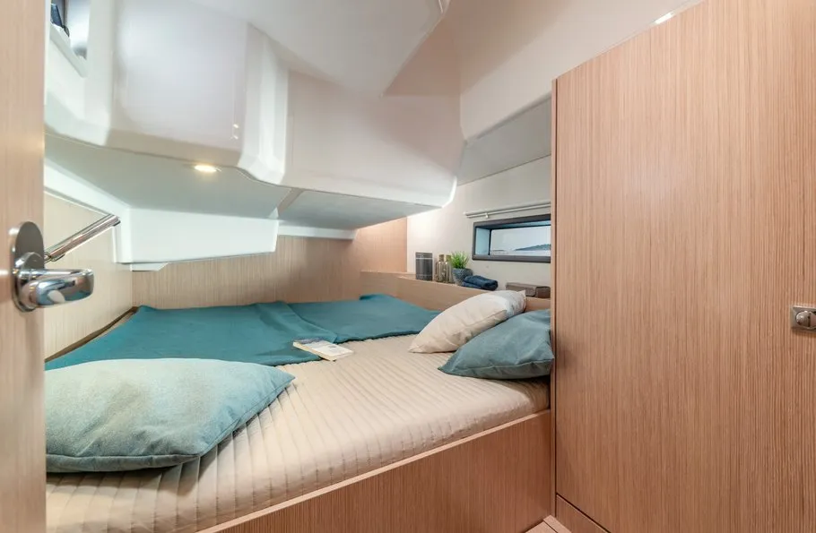 Cabin on Bella, a Bavaria C42 sailboat at Municipal Unit of Palairos, Greece