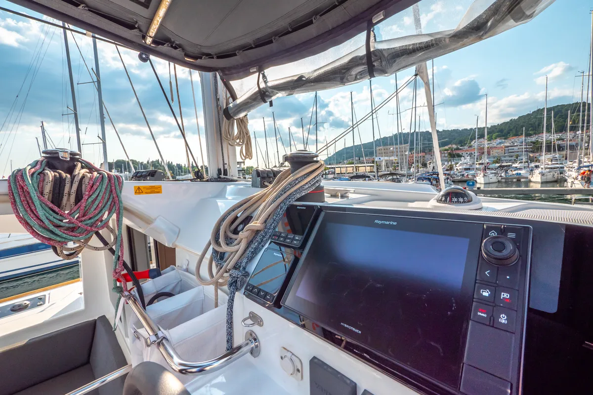 Cabin on Osprey, a Lagoon 40 catamaran at Split, Croatia