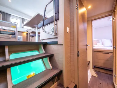 Cabin on Osprey, a Lagoon 40 catamaran at Split, Croatia