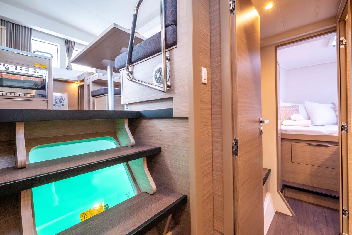 Cabin on Osprey, a Lagoon 40 catamaran at Split, Croatia